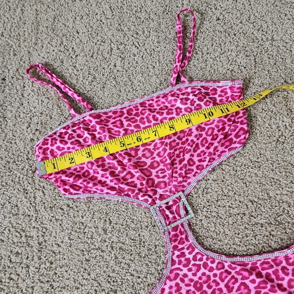 SHEIN Pink Leopard Mini Dress - Picture 5 of 6